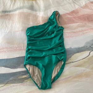 Albion Fit size M one shoulder one piece bathing suit